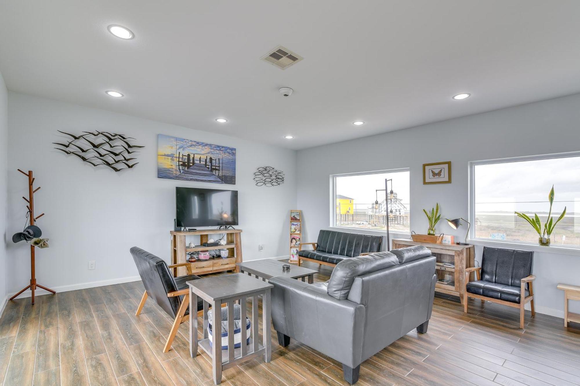 Ocean-View Surfside Home With Boardwalk To Beach! Surfside Beach Dış mekan fotoğraf