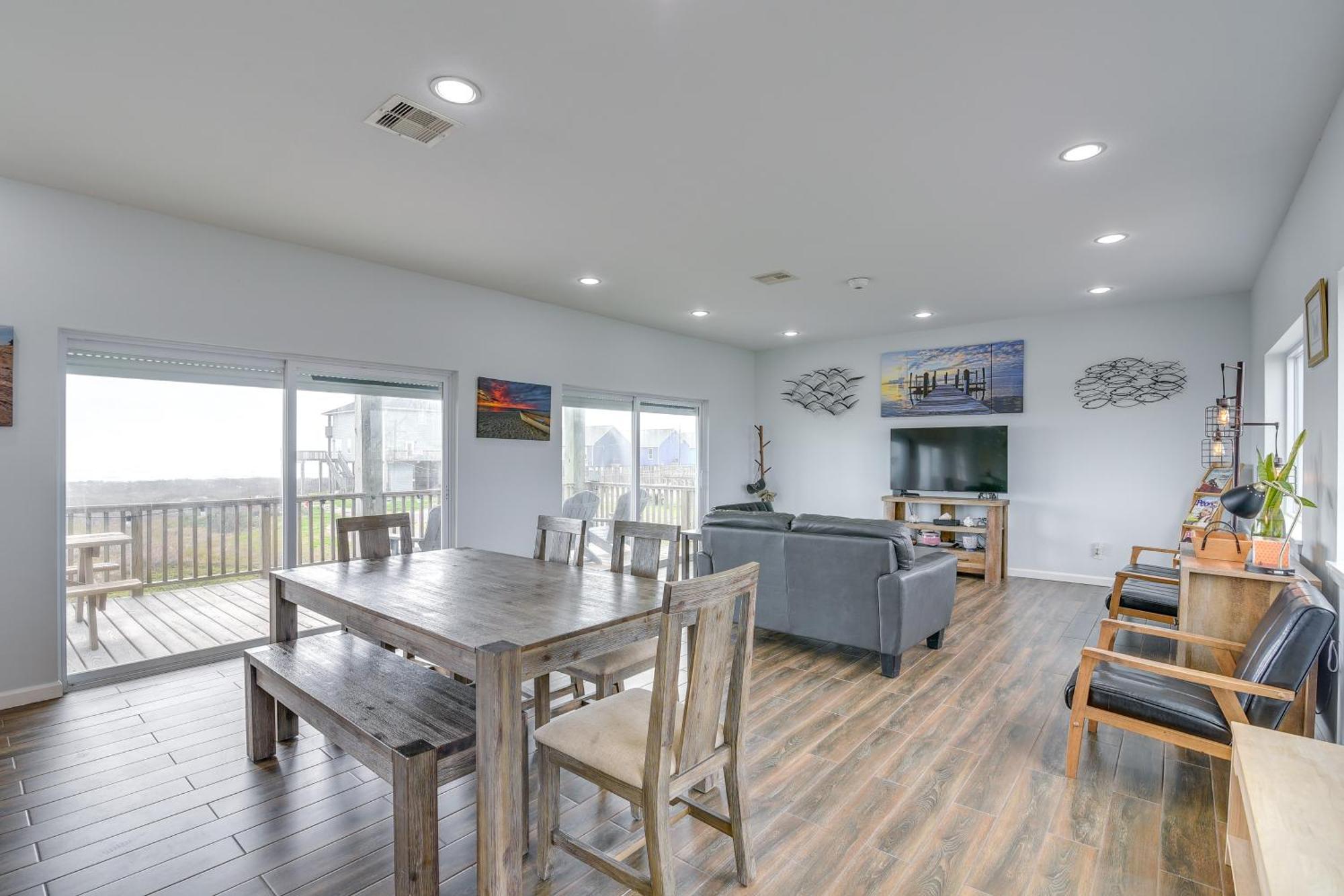 Ocean-View Surfside Home With Boardwalk To Beach! Surfside Beach Dış mekan fotoğraf