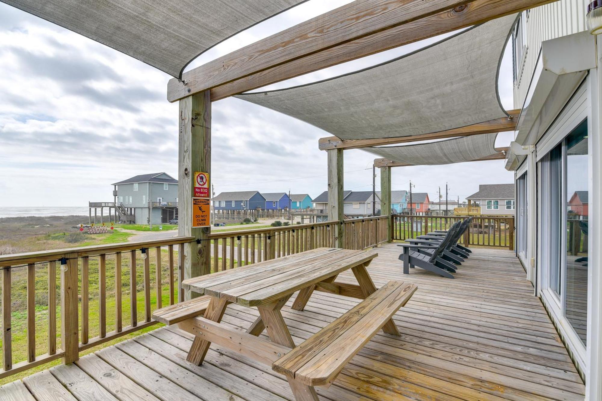 Ocean-View Surfside Home With Boardwalk To Beach! Surfside Beach Dış mekan fotoğraf